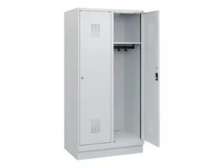 schoollocker,HxBxD 1630x800x500mm,2vak,vak B 400mm,cil.-slot,sokkel - 1