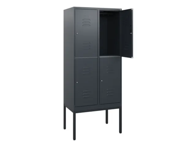 dubbeldekse locker,HxBxD 1950x800x500mm,2x2vak.,vak B 400mm