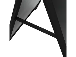 Europel Krijtstoepbord met Topbord 660 x 1280 mm Zwart - 7