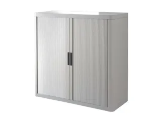 Roldeurkast HxBxD 1040x1100x415mm 2 Oh Grijs - 1