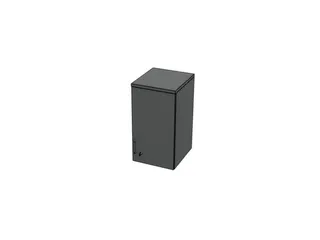 opzetkast v. kast met openslaande deuren MS-donkergrijs 740x400x445mm - 1