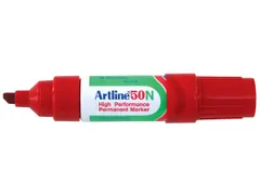 Permanent marker Artline 50 rood