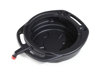 opvangbak,opvangvol. 15l,HxBxD 180x450x600mm,kunststof,grijs,rond,open - 1