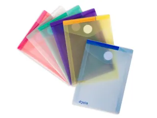 Enveloptas Djois Color Collection A6 verticaal assorti - 1