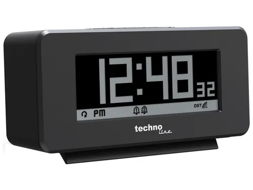 Wekker Technoline WT 295 120x57x45mm zwart