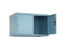opzetkast,v. locker,2vak.,vak B 400mm,HxBxD 500x800x500mm,cilinderslot