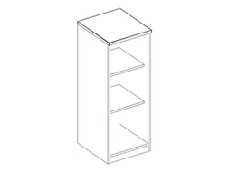 kantoorstelling,HxBxD 720x400x445mm,Bl-wit