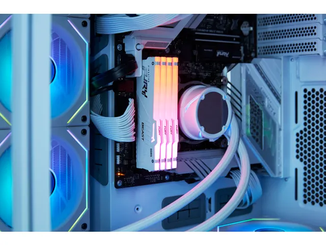 32GB 6000MT/s DDR5 CL36 DIMM FURY Beast White RGB EXPO