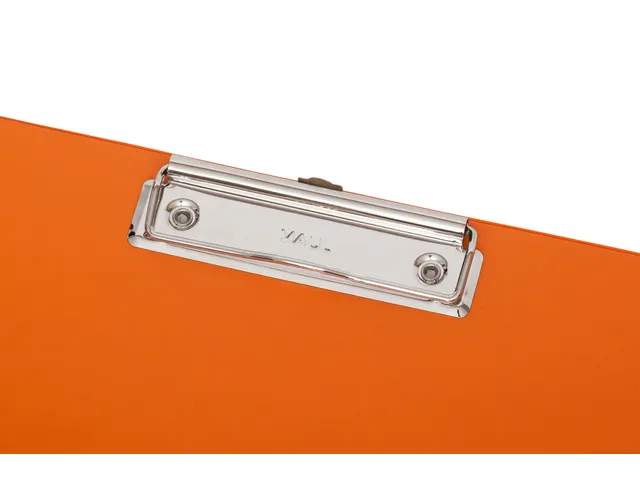Porte-bloc Maul A4 portrait PVC néon orange
