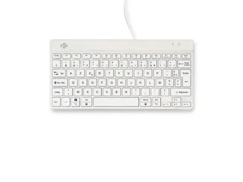 Ergonomisch toetsenbord R-Go Compact Break AZERTY (FR) Wit bedraad