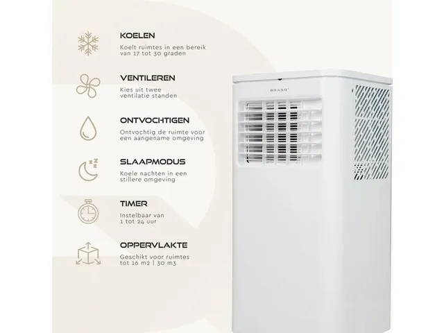 Mobiele Airco MAC9000 9000 BTU