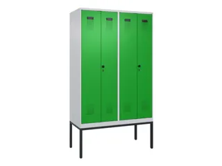 locker voor scheiding van kleding,HxBxD 2120x1200x500mm,4vak - 2