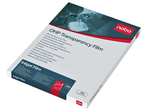 Overheadprojector transparanten Nobo voor inkjetprinters 50 stuks