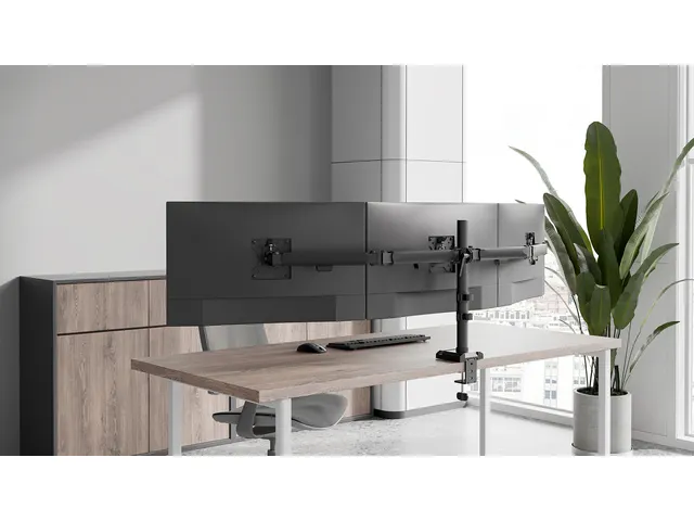 Monitorarm Neomounts NERO 3 schermen DS60-600BL3 27 inch zwart