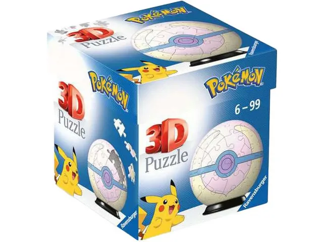 Puzzle 3D Ravensburger Pokemon Heal Ball 54 pièces
