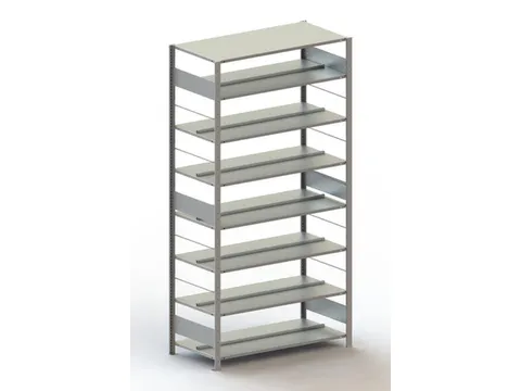 dossierstelling,grondveld,HxBxD 2500x1306x336mm,vaklast 100kg