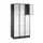lockerkast,RAL 7021/RAL 7035,HxBxD 1950x920x500mm,3x3vakken,cil.-slot