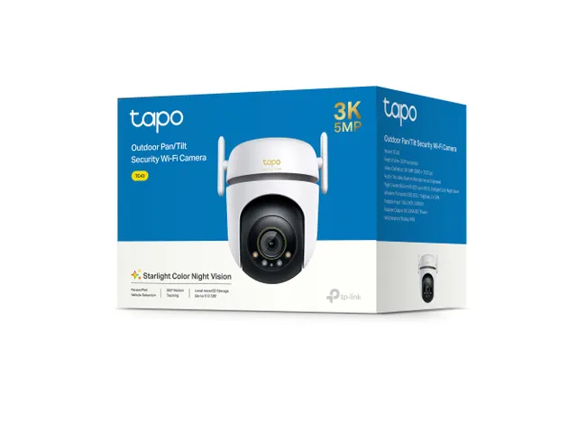 TP-Link Tapo TC43(EU) V2, Caméra de sécurité IP, Intérieure et ext