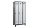 locker voor scheiding van kleding,HxBxD 1950x900x500mm,3vak