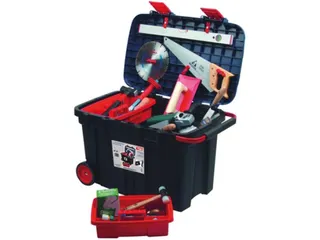 - Gereedschapskoffer - Op Wieltjes - 775 X 472 X 493 Mm - Met Inlegbak - 1