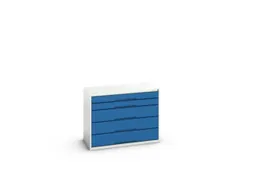 ladekast HxBxD 800x1050x550mm 5laden romp RAL7035 front RAL5010