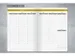 Weekagenda Linescape A5 2026 (EN) bruin Hardcover verticale indeling