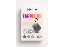 Earplug ear2ear 18dB zilver