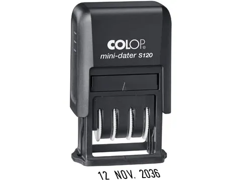 stempel mini-dater S120N, Frans