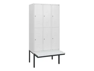 Dubbeldekse dekenkist,HxBxD 1950x900x815mm,3x2vak.,vak B 300mm - 1