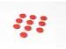 Memomagneten 30mm 10 Stuks Rood 10 stuks