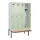 locker met bank,HxBxD 2120x1200x815mm,4vak,vak B 300mm,draaigrendel