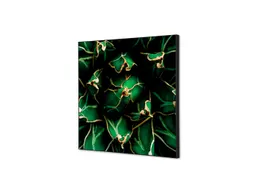 Wanddecoratie Textiel Set 40x40cm Cactus Groen