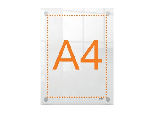 Infobord Nobo Premium Plus A4 acryl wand