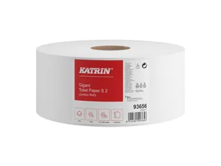 Toiletpapier Jumbo Katrin 93656 Gigant S 2-laags 150m wit - 3