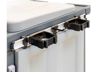 Reinigingswagen,2Kasten,2-4Zakhouders,4X6L Emmer,3Xopvanglegborden - 9
