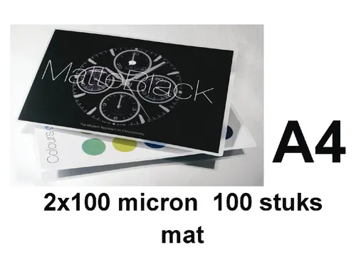 Lamineerhoes Gbc A4 100 Micron Mat