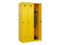 locker,HxBxD 1850x900x500mm,3vak,vak B 300mm,draaigrendel