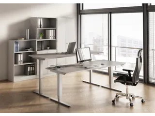Elektrisch in hgte vst. zit-sta-bureau,HxBxD 730-1190x1800x800mm - 2