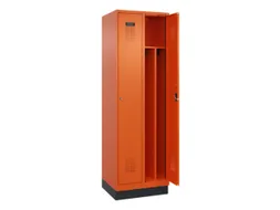 locker voor scheiding van kleding,HxBxD 1950x600x500mm,2vak