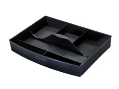 Ladekast inzetbak HAN 6 vaks zwart