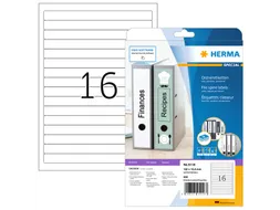 Herma 5118 Rugetiket 192x16,9mm Wit permanent klevend 400 stuks