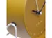 Wekker Nextime Berlin Table 14x13 cm geel metaal