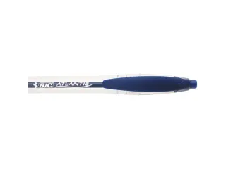 Balpen Bic Atlantis classic grip clic medium blauw 30+6 Gratis - 3