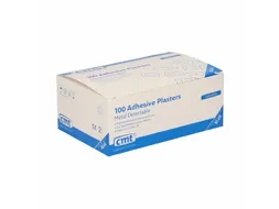 Hygiënische detectiepleisters blauw 2x18 cm pe, doos à 100 stuks
