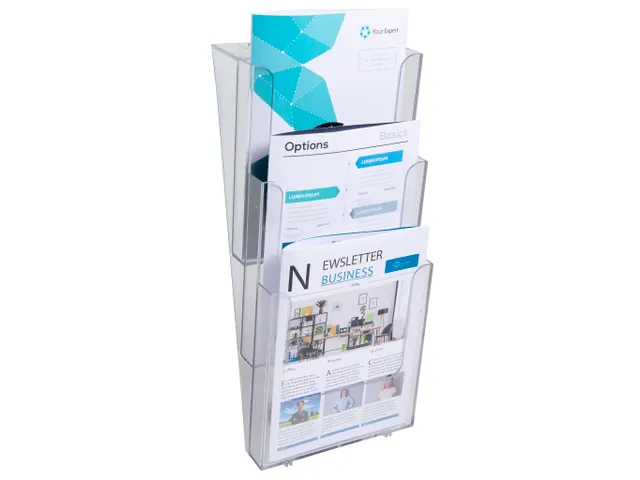 Wandfolderhouder A4 vertic (3) transp.