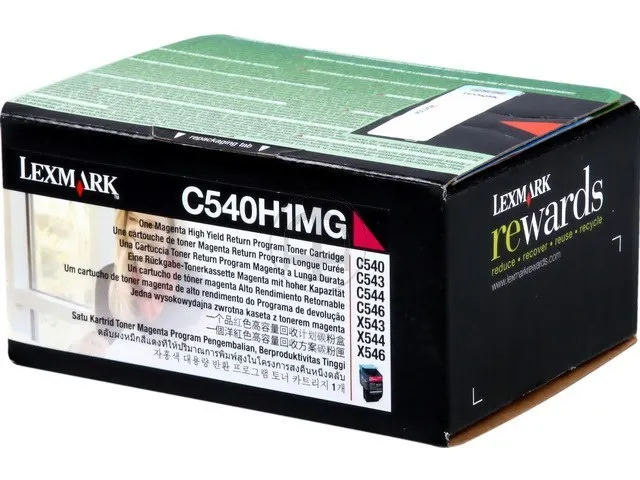 C540H1MG LEXMARK C54x/X54x toner magenta