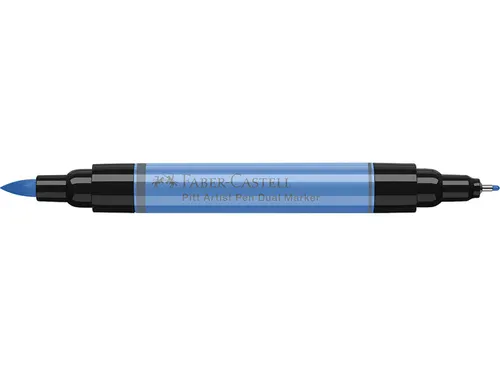 Tekenstift Faber-Castell Pitt Artist Pen duo marker 120 ultramarijn