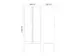 locker,HxBxD 2120x800x500mm,2vak,vak B 400mm,cil.-slot,voetonderstel