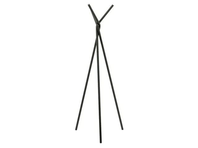 Staande Kapstok 160cm 3 Haken Zwart