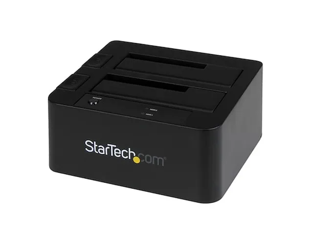 Dual-Bay USB 3.0 / eSATA naar SATA HDD Docking Station